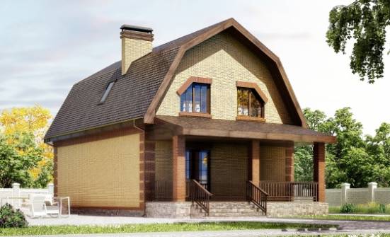 130-005-L Two Story House Plans and mansard, economical Ranch | Проекты домов от House Expert