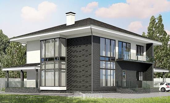 245-002-R Two Story House Plans and garage, classic Plans Free | Проекты домов от House Expert