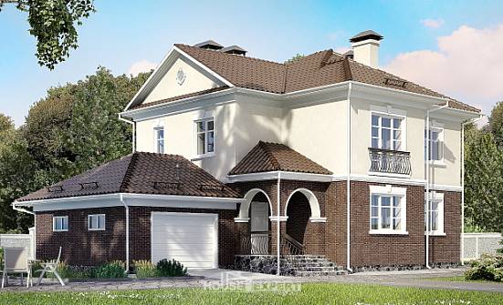 190-002-L Two Story House Plans and garage, best house Models Plans | Проекты домов от House Expert