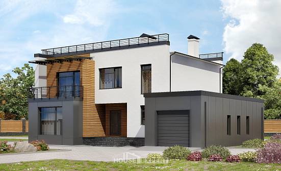 260-002-R Two Story House Plans with garage in front, best house Blueprints of House Plans | Проекты домов от House Expert