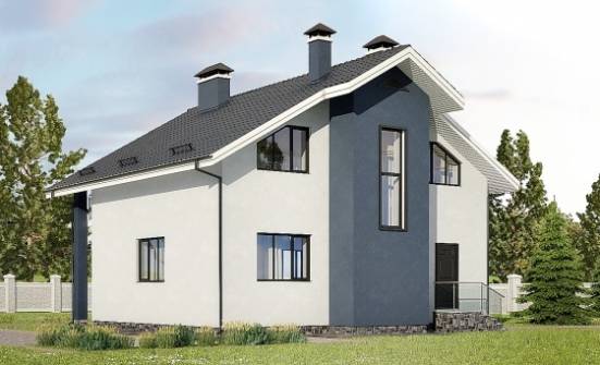 150-005-R Two Story House Plans with mansard roof, available Home Blueprints | Проекты домов от House Expert