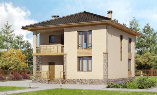 170-005-L Two Story House Plans, the budget Models Plans | Проекты домов от House Expert