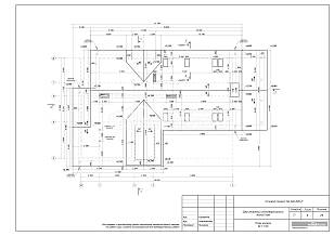 План кровли М 1:100