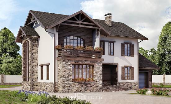 200-005-R Two Story House Plans with garage in back, spacious Plan Online | Проекты домов от House Expert