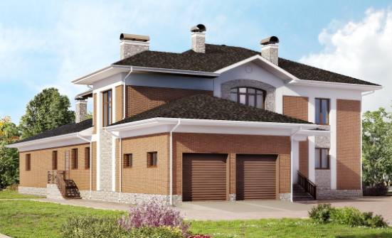 520-002-L Three Story House Plans with garage in back, spacious Plans To Build | Проекты домов от House Expert