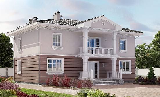 210-005-R Two Story House Plans, cozy House Building | Проекты домов от House Expert