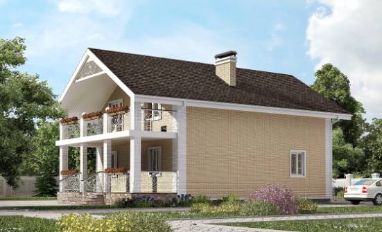 150-007-L Two Story House Plans with mansard, best house Tiny House Plans | Проекты домов от House Expert