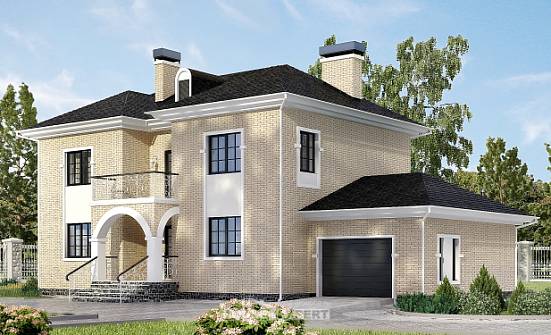 180-006-R Two Story House Plans and garage, classic Architect Plans | Проекты домов от House Expert